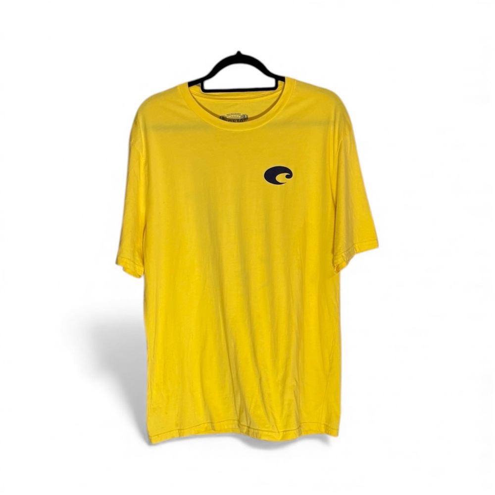 COSTA Bright Yellow Men’s XL Short Sleeve Tee- 100% cotton